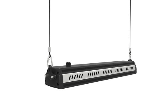 Peredupan Linear High Bay Light, Industrial LED Linear Bay yang tahan lembab