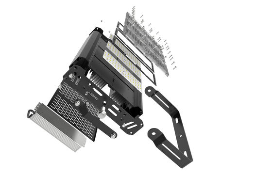 80W-250W IP65 LED Yard Flood Lights Perlengkapan Serbaguna