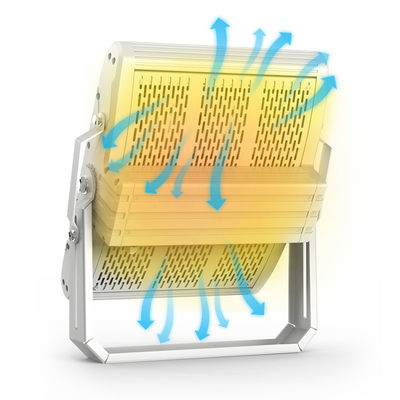 IP65 Multi Scene LED Pencahayaan Tiang Tinggi, Perlengkapan Lampu Sorot LED Tahan Cuaca