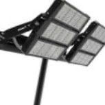 Hitam Praktis DMX Flood Light IK09 Bahan Stainless Steel