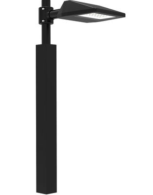 30W - 100W Lampu Area LED Luar 140m/W IK09 IP66 Untuk Jalan Jalan